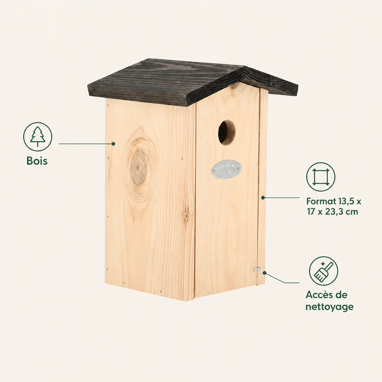 Nistkasten aus FSC-zertifiziertes Holz — Foto 4