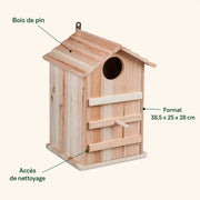 Nistkasten aus Holz aus Tanne — Foto 4