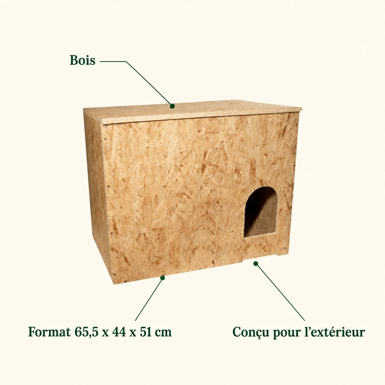 Nistkasten aus Holz OSB — Foto 4
