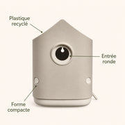 Nistkasten recycelt beige 18 cm — Foto 4