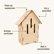 Nistkasten design Holz — Foto 3
