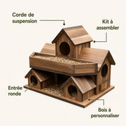 Nistkasten Dorf Holz — Foto 3