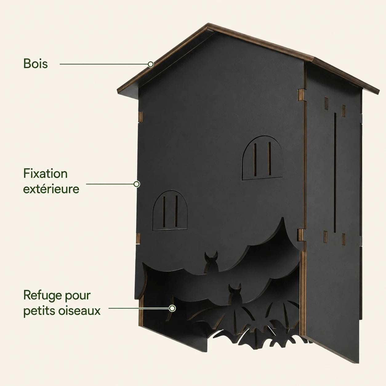 Fledermauskasten 3 Kammern — Foto 4