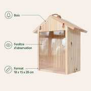 Nistkasten mit Fenster Acryl — Foto 4