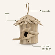 Hängenistkasten aus Holz beige, Maße 23 × 22 cm — Foto 4