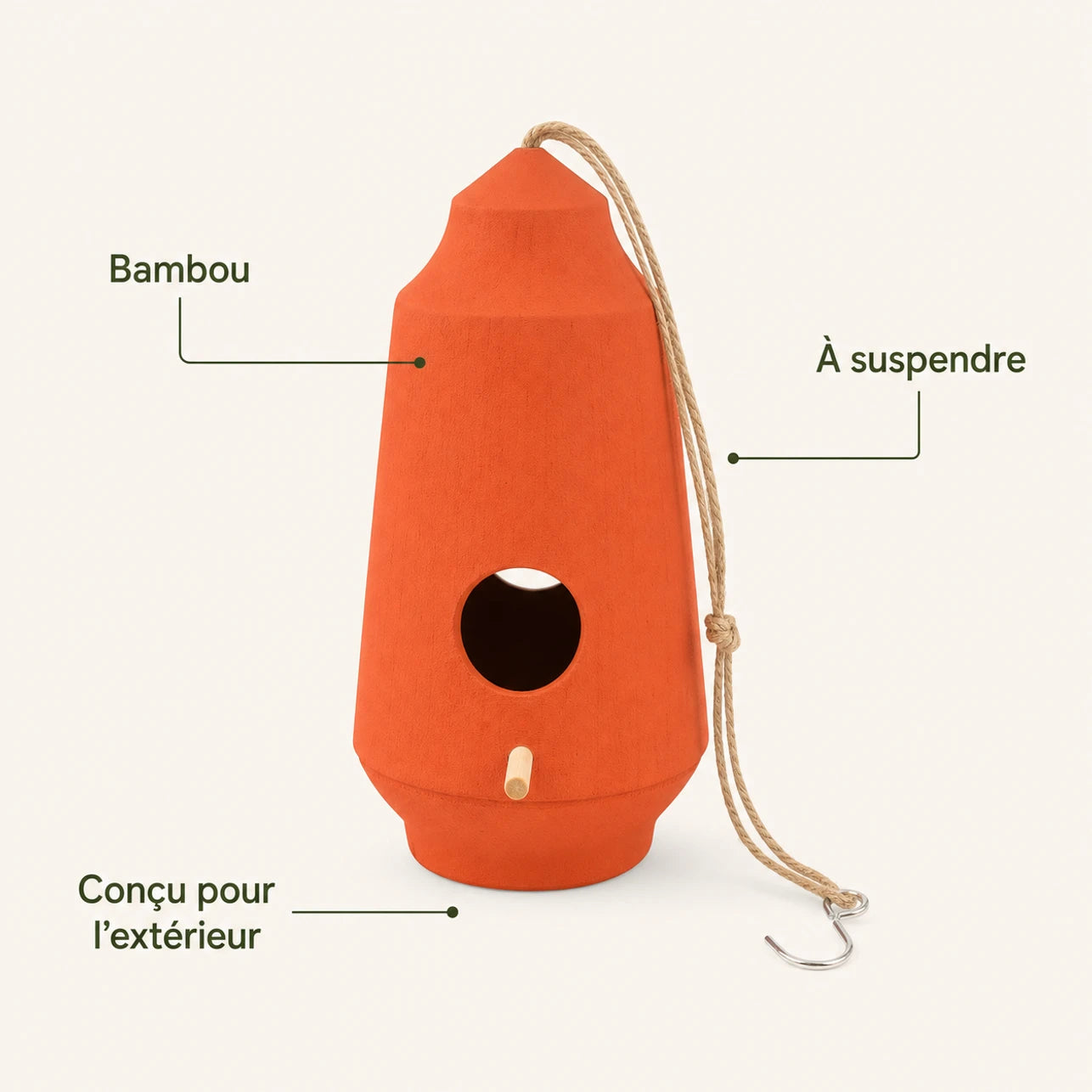Nistkasten orange — Foto 4