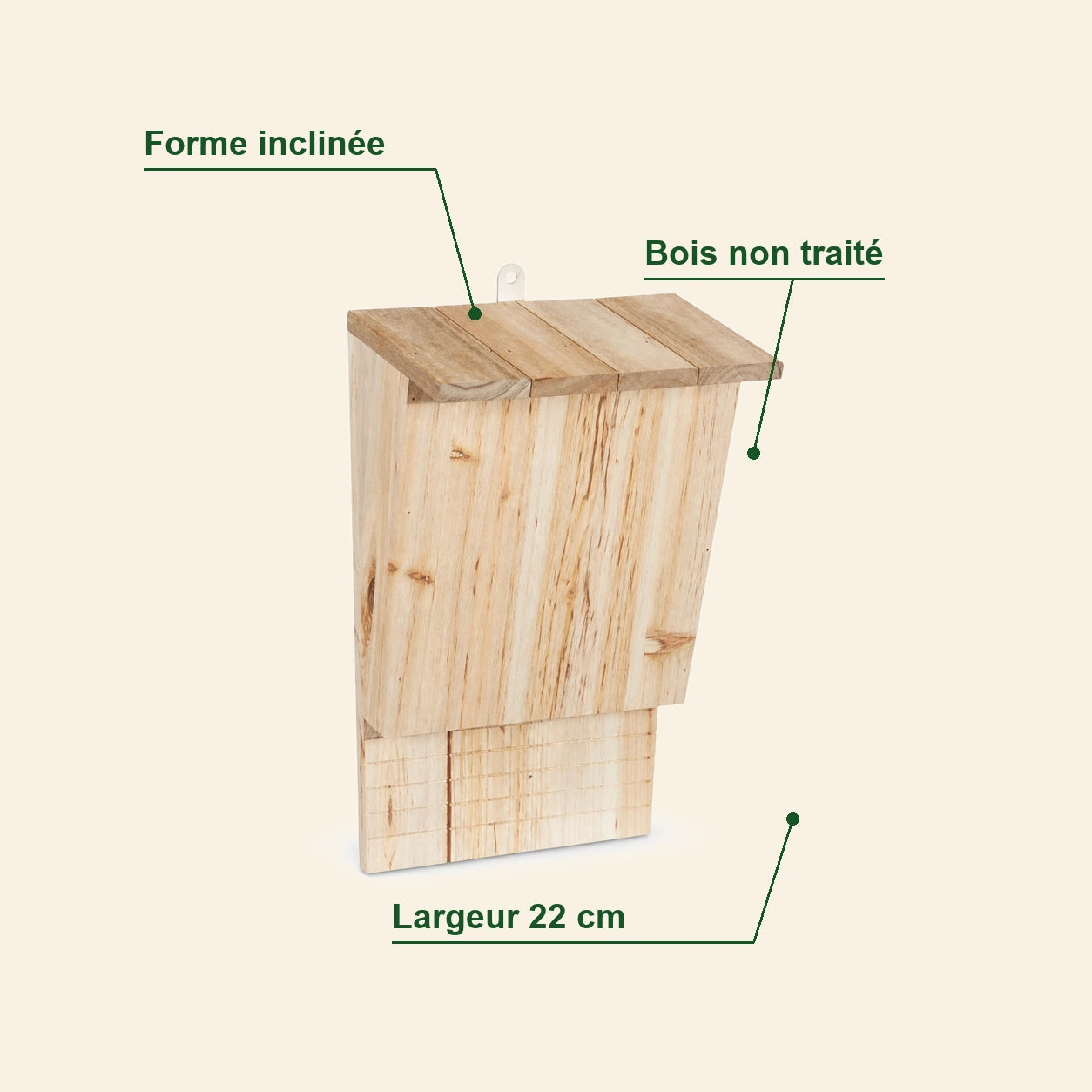 Fledermauskasten geneigt — Foto 4
